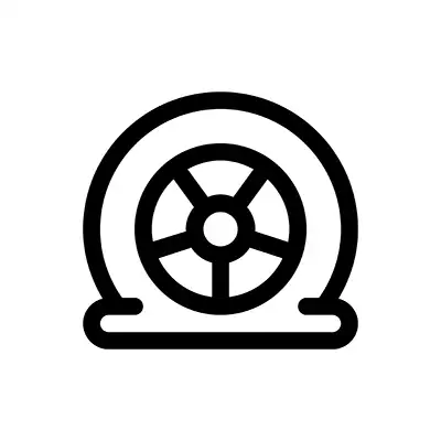 Icon flat tire
